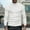 White, variant on GrmtClth Sweaters for Men Slim Fit Mock Neck Pullover Tops Ribbed Warm Sweater 2025 Fall Lightweight Long Sleeve Sweaters Coffee S