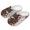 Plum Blossom Wolf, variant on Purple Wolf Moon Print Closed Toe House Slippers for Woman Men Soft Cotton Indoor Shoes Memory Foam Slip On Bedroom Slippers, Size 6-7