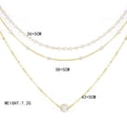 thumbnail image 2 of Cterwk 14K Gold Plated Pearl Necklaces for Women Layered Pearl Necklaces Dainty White Pearl Choker Pendant Jewelry Set, 2 of 5