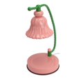 thumbnail image 4 of Candle Warmer Lamp Dimmable with 2 Bulbs Pink Candles Melter Light for Home Decorative 110240V EU Plug 220V Light Source, 4 of 5