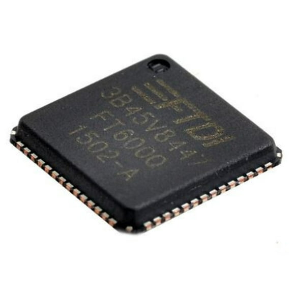 Pack of 2 FT600Q-B-T IC USB Bridge, USB to FIFO USB 3.0 FIFO Interface 56-QFN (7x7) : RoHS, Bulk