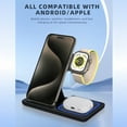 thumbnail image 6 of 3-in-1 Wireless Charger: Fast Charge for iPhone/Apple Watch/AirPods – Foldable,Black, 6 of 6