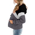 thumbnail image 2 of Women Hoodie Long Sleeve with Pockets Polyester All Matching Soft Breathable Top Clothing, 2 of 5
