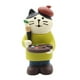 thumbnail image 4 of Adorno de estantería de gato, lindo y exquisito, de resina sintética, respetuoso con el medio ambiente, estatua de animal de mesa, tipo 1, 4 of 12