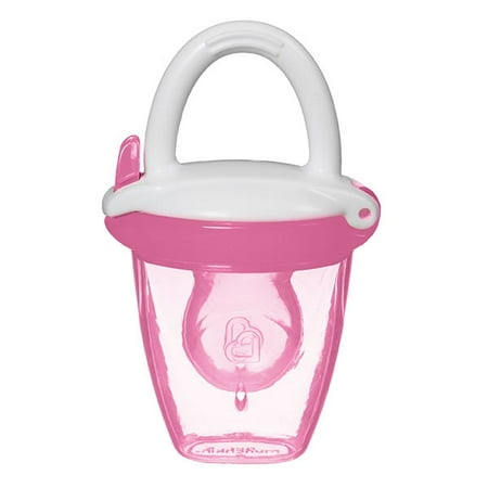 Munchkin Silicone Baby Fresh Food Feeder Pink Walmart Com