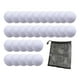 thumbnail image 1 of Bolas de nieve artificiales de 5 cm, suaves, ideales para niños. Bolsa de malla para guardarlas. Juego de bolas de nieve realista. 30 piezas, 1 of 9
