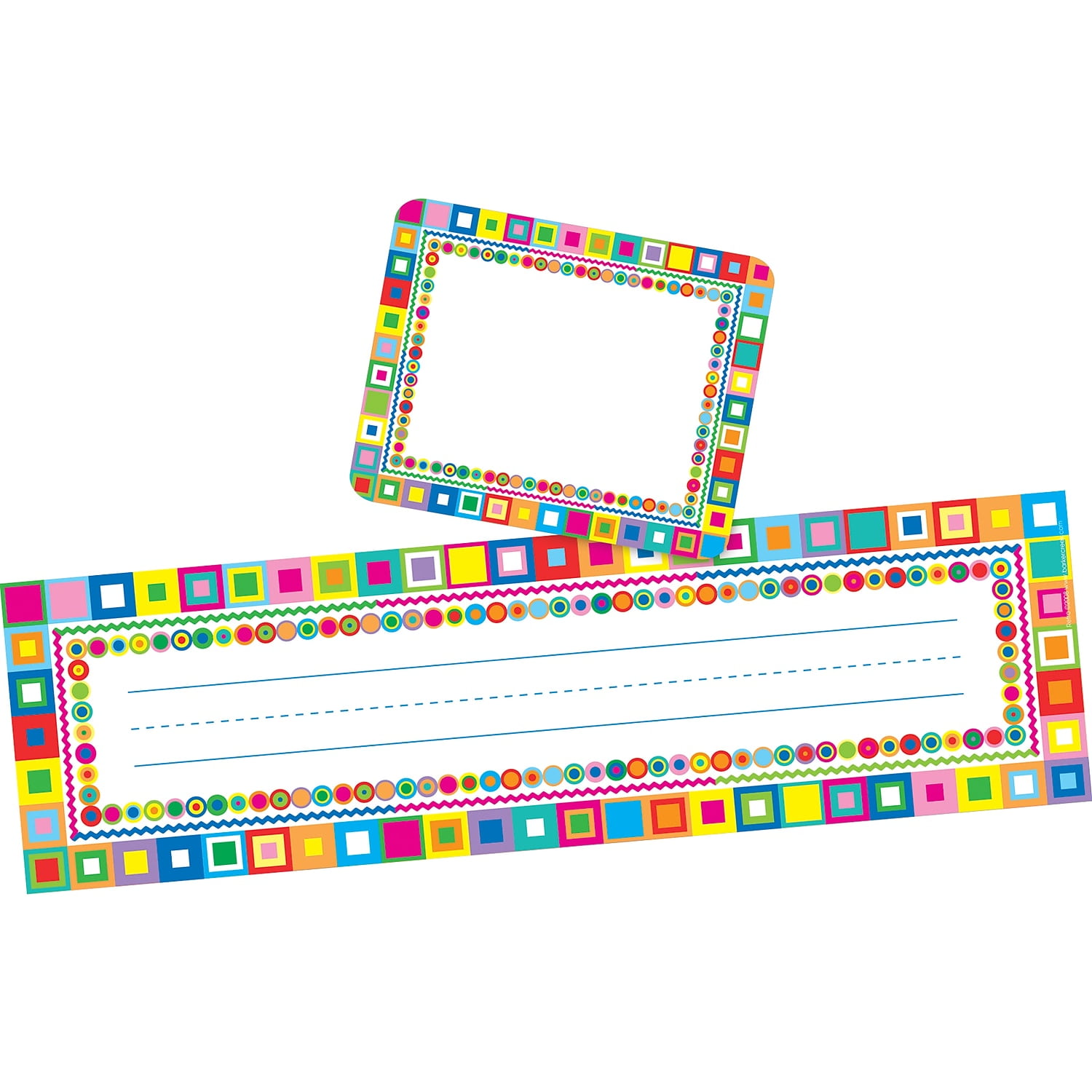 Barker Creek Retro Nametag & Name Plate Set 81/Set BC3972