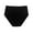 Black, variant on FAIWAD Women's Seamless Hipster Briefs High Waist Stretch No Show Panties Ladies Breathable Cotton Underwear