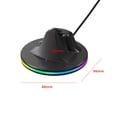 thumbnail image 4 of Charging Stand for Meta Smart Glasses, RGB Storage Dock with USB C Cable, Black, 4 of 10