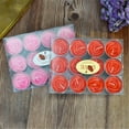 thumbnail image 6 of Matoen 12 Pcs Rose Tealight Candles Handmade Delicate Rose Flower Candles for Valentine's Day Party Wedding Spa Home Decoration Gifts, 6 of 7