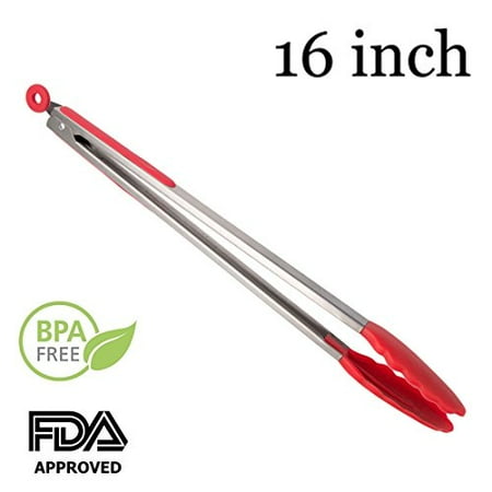 Kitchen Tongs Per Home 16 Inch Heavy Duty Non Stick Stainless Steel For Barbeque Cooking Grilling Kitchen Tongs Per Home 16 Inch Heavy Duty Non Stick Stainless Steel For Barbeque Cooking Grilling