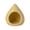 Yellow, variant on OANLKGI Ceramic Hamster Hideout, Teardrop‑Shaped Hamster House and Habitat, Small Pet Cave House, Breathable Ceramic Sleeping Nest for Hamsters, Gerbils, Mice, Sugar Gliders Cage Decor