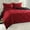 Black/Burgundy, variant on Elegant Comfort 3-Piece Gray Comforter Bedding Sets, King