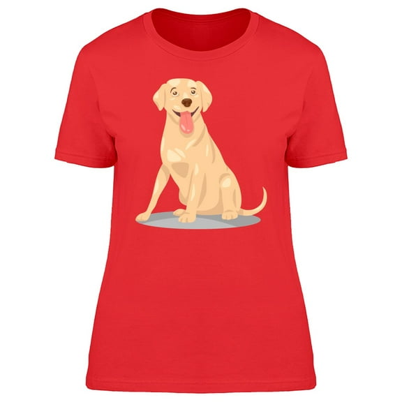 Lovely Labrador Cartoon Tee Women's -Image by Shutterstock