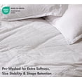 thumbnail image 3 of RUVANTI 100% Cotton Duvet Cover Waffle Weave - Big Box - Coconut White - Queen - 3 Pieces, 3 of 8