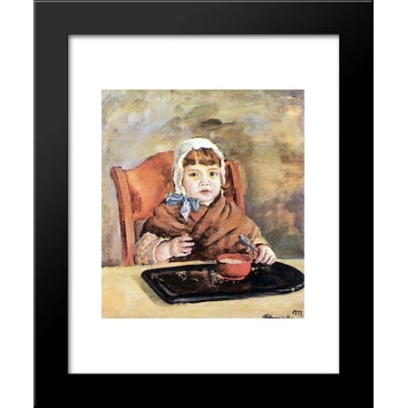Katya with grains 20x24 Framed Art Print by Pyotr Konchalovsky