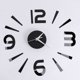 thumbnail image 4 of 24X 3D Decoración del Hogar Reloj de Pared de Cuarzo DIY Relojes Reloj de Moda de Sala de Estar de Acrílico Espejo Pegatinas de Negro, 4 of 5