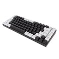 thumbnail image 1 of Clavier de Jeu Filaire, 84 Touches Rétroéclairé RGB Ergonomiquement Incurvé Clavier Filaire Silencieux, Câble Type C Mini Clavier pour OS X PC Portable, 1 of 8