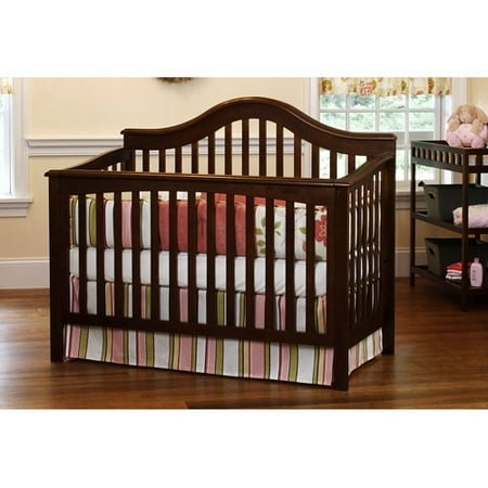 Child of Mine by Carter's Jamestown 4-in-1 Convertible Fixed-Side Crib, Chestnut