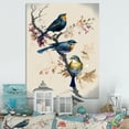 thumbnail image 2 of Designart Multicolor Birds On Plum Blossoms Tree XV Canvas Wall Art, 2 of 5