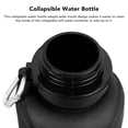 thumbnail image 4 of Botella De Agua Plegable De 700ml, Botella De Agua Segura Para Niños De Boca Ancha De Silicona De Alimentaria Con Mosquetón Para Deportes De Viaje, 4 of 7