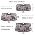thumbnail image 5 of Universal Fit Accordion Auto Sunshade Windshield Sunshade 55'' x 27.6'' Koalas Driving in Cars, 5 of 8
