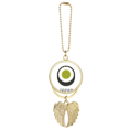 thumbnail image 1 of Traditional Japanese Black Maki Sushi Car Keychain Angel Wing Pendant, 1 of 4