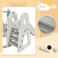thumbnail image 6 of Costway 6 in 1 Toddler Slide and Swing Set Climber Playset w/ Ball Games White, 6 of 10