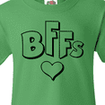 thumbnail image 4 of Inktastic BFFs- best friends forever heart Youth T-Shirt, 4 of 5