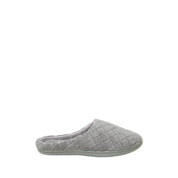 Dearfoams Woman's Quilted Microfiber Terry Clog Slippers - Walmart.com