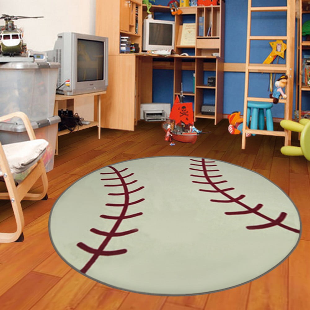 baseball rug for nursery