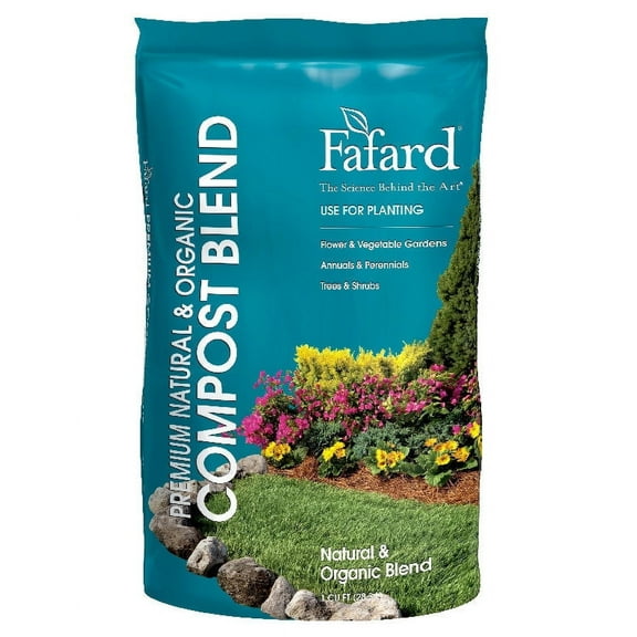 Fafard 4005108 Premium Natural & Organic Compost Blend, 1 CUFT, Each