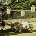 thumbnail image 3 of POINTERTECK Solar Lantern Chinese Japanese Print Hanging Outdoor Garden Party Light (B), 3 of 7