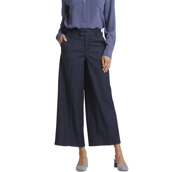 NYDJ womens Mona Lightweight Rinse Wide Leg Jean, 10
