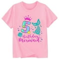 thumbnail image 3 of Kiijoy Toddler Girls Birthday Graphic T Shirt Cute Short Sleeve T-Shirt Tee, Sizes 1-2, 3 of 3