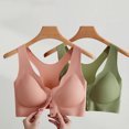 thumbnail image 6 of Viikei Women's Light Support Sports Bra Breathable Quick Dry,Women's Nursing Bra Maternity Sleeping Underwear Large Size Large Cup No Underwear Women Daily Bra Red XXXL, 6 of 9
