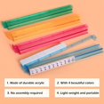 thumbnail image 4 of BESTSKY 4Pcs Modern Mahjong Rack & Pusher Combo,Mahjong All-in-One Tile Rack & Pusher,Multicolor Acrylic Mahjong Rack & Pusher Combo,Clear Combo Rack (Pink), 4 of 4