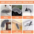 thumbnail image 4 of One pole multi-head dusting duster, ceiling sweeping brush, microfiber dust collector, telescopic dust collector, 4 of 4