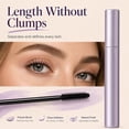 thumbnail image 4 of QunYou Waterproof Eyelash Makeup Mascara for Women Lengthening Volumizing Smudge-Proof Washable 8ml, 4 of 8