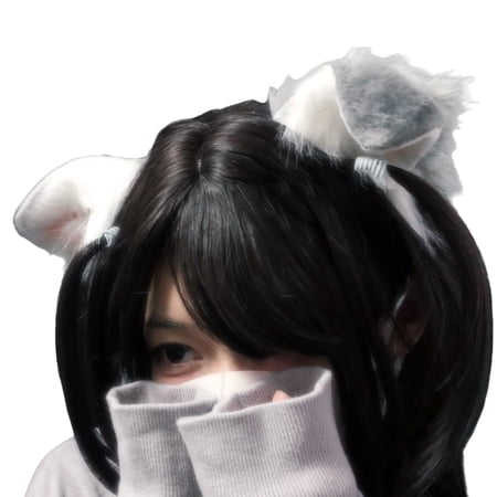 Dog Ears Plush Headband Soft Comfortable Headwear Furry Ear Costume Accessory for Parties and Cosplay