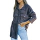 thumbnail image 2 of Chaqueta casual con botones de bolsillo de color sólido a la moda para mujer, abrigo de manga larga Fridja po1922, 2 of 5