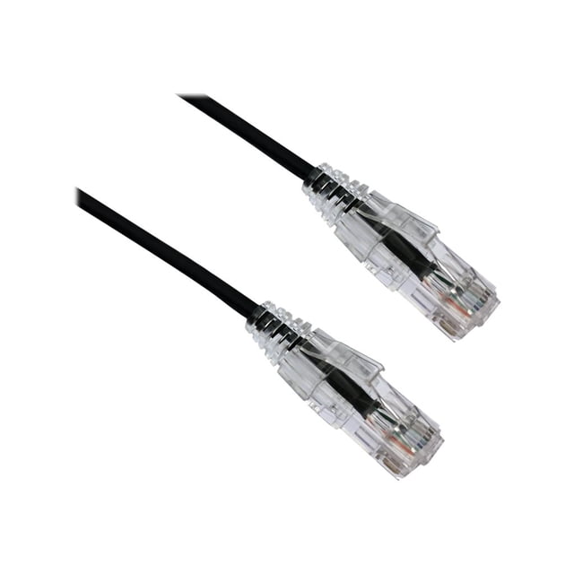 Axiom BENDnFLEX Ultra-Thin - Patch cable - RJ-45 (M) to RJ-45 (M) - 3 ft - foiled unshielded twisted pair (F/UTP) - CAT 6a - snagless, stranded - black