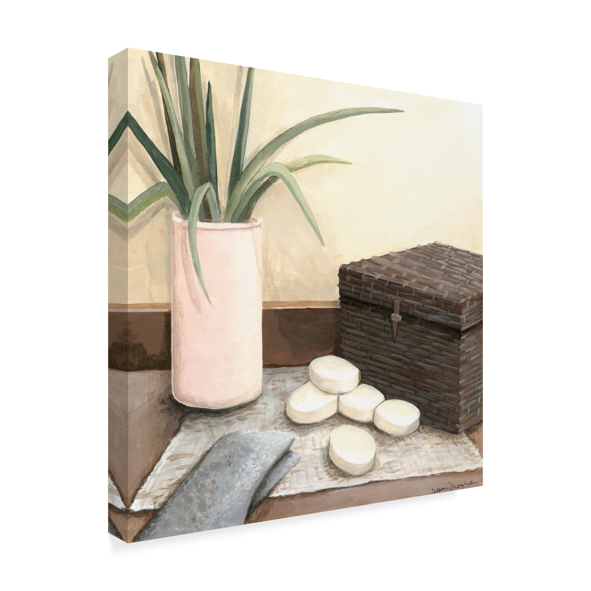 Trademark Fine Art 'Spa Retreat IV' Canvas Art by Megan Meagher