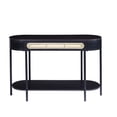 thumbnail image 2 of ACME Table de Canapé Ovale en Bois avec Étagère Inférieure en Noir, 2 of 5