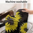 thumbnail image 5 of Black Sunflower Pattern Bathroom Rugs Mat,Non Slip Microfiber Bathroom Rug,Rubber Backing,Soft Bathroom Mats for Bathroom Floor,Tub and Shower,20x32in(50x80cm), 5 of 5