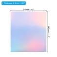 thumbnail image 2 of Unique Bargains 11.7x8.2" Printable Holographic Sticker Paper, 10Pcs A4 Glossy Rainbow Vinyl Sticker Paper Holographic, Style 10, 2 of 7