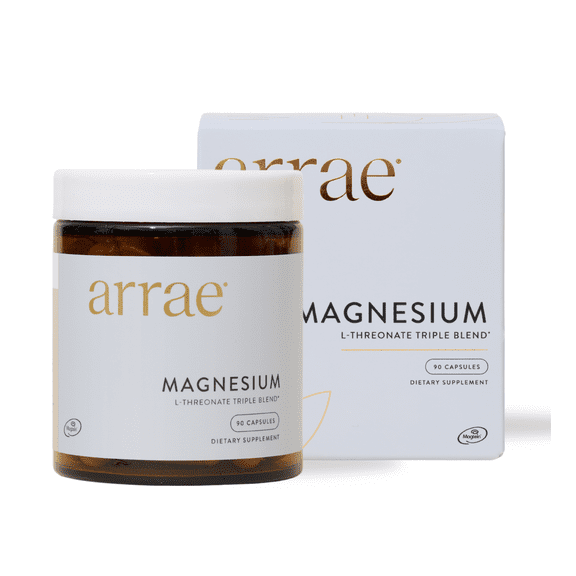 Arrae Magnesium – Premium relaxation and brain support with Magtein®, Magnesium Bisglycinate & Magnesium Citrate. Helps stress relief, sleep, recovery and cognitive health. 90 capsules
