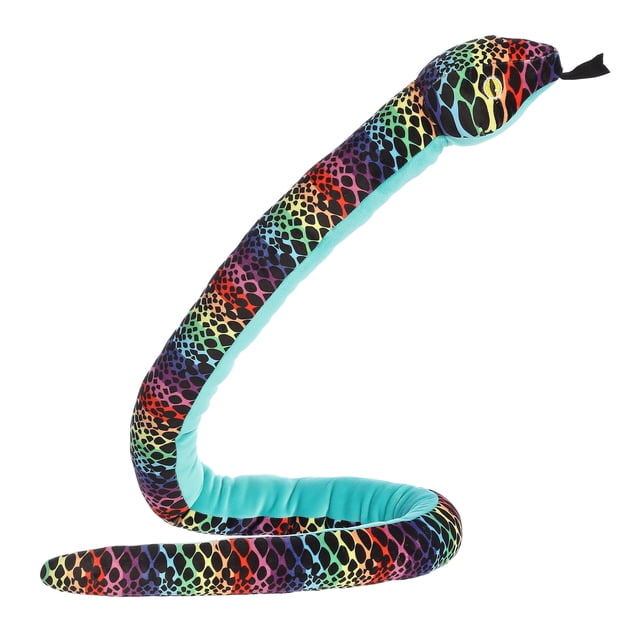 Aurora Stuffed Animals Snakes-KUSHEEZ-Rainbow 51"