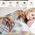 thumbnail image 3 of Orinice Feathers Warm Lightweight Blanket Soft Fleece Blankets for All Seasons - Decorative Cow Gifts Blanket in Multiple Sizes 50x60in, 3 of 6
