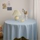 thumbnail image 3 of Checkerboard Tablecloth Versatile Dustproof Stain Resistant Table Cover for Home Coffee Shops Restaurants QingHai, 3 of 5